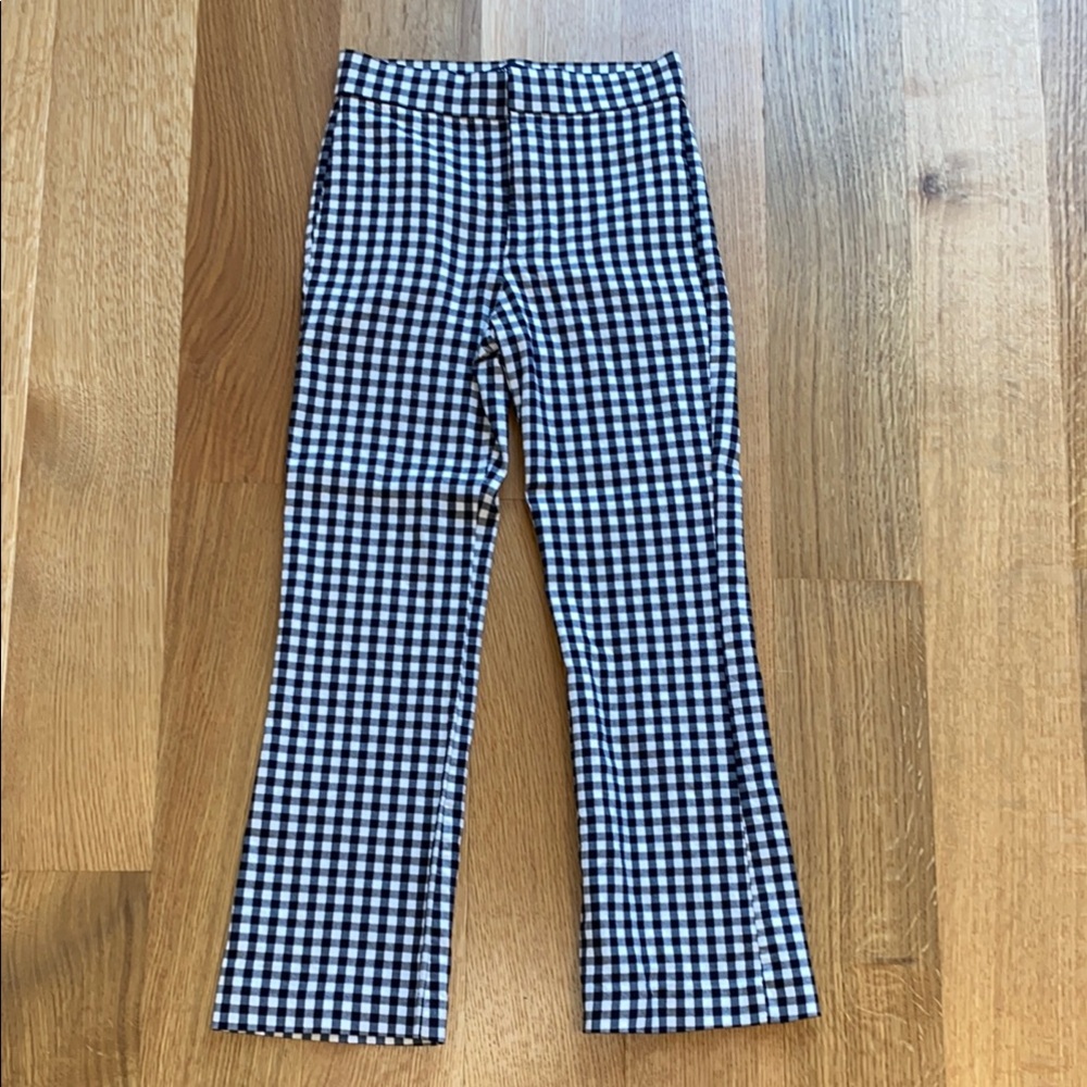 Black and White Gingham Pants